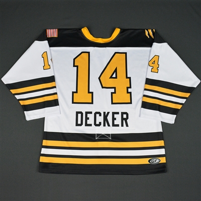 Brianna Decker - Boston Pride - 2016-17 NWHL Game-Worn Preseason Jersey