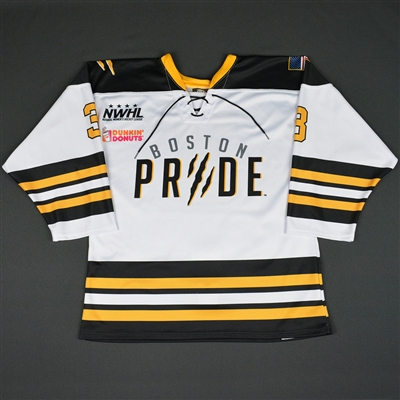 Jillian Dempsey - Boston Pride - 2016-17 NWHL Game-Worn Preseason Jersey