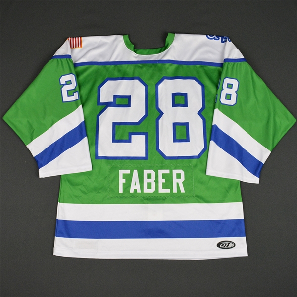 Sam Faber - Connecticut Whale - 2016-17 NWHL Game-Worn Preseason Jersey