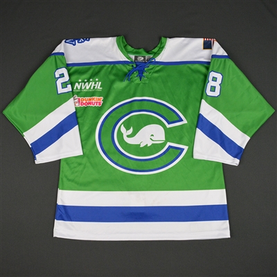 Sam Faber - Connecticut Whale - 2016-17 NWHL Game-Worn Preseason Jersey