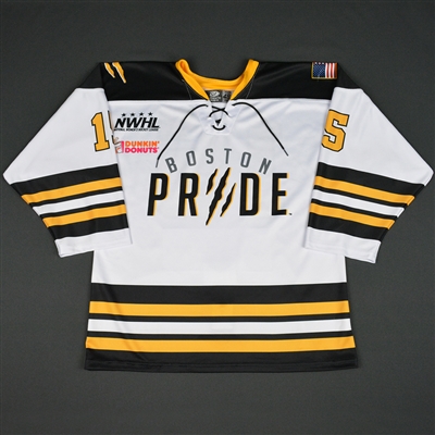 Emily Field - Boston Pride - 2016-17 NWHL Game-Worn Preseason Jersey