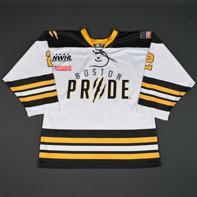 Alyssa Gagliardi - Boston Pride - 2016-17 NWHL Game-Worn Preseason Jersey