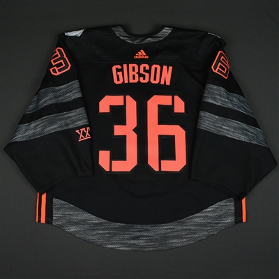 John Gibson - World Cup of Hockey - Team North America - Pre-Tournament Game-Worn Jersey