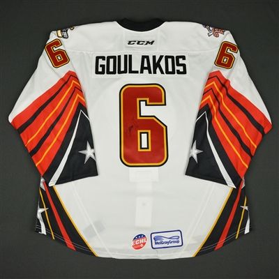 Spiro Goulakos - 2017 CCM/ECHL All-Star Classic - ECHL All-Stars - Game-Worn Autographed Jersey - 1st Half Only