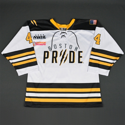 Zoe Hickel - Boston Pride - 2016-17 NWHL Game-Worn Preseason Jersey