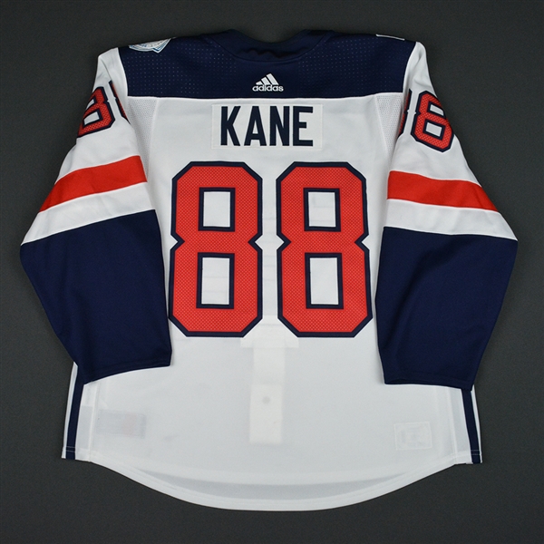 Lot Detail - 2014 Patrick Kane Game Used Chicago Blackhawks Jersey