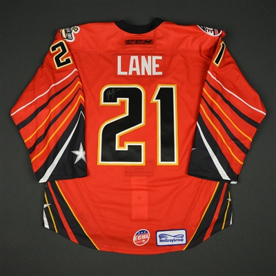 Phil Lane - 2017 CCM/ECHL All-Star Classic - Adirondack Thunder - Game-Issued Autographed Jersey - 1st Half Only