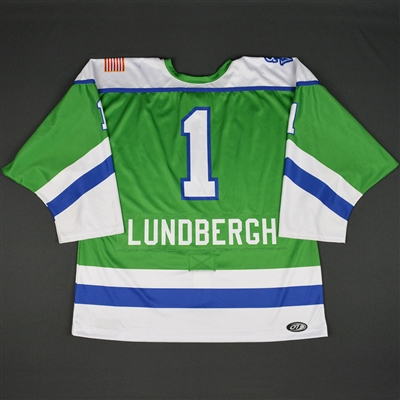 Shenae Lundberg - Connecticut Whale - 2016-17 NWHL Game-Worn Preseason Jersey