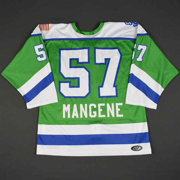 Meagan Mangene - Connecticut Whale - 2016-17 NWHL Game-Worn Preseason Jersey