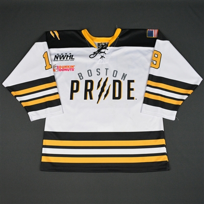 Gigi Marvin - Boston Pride - 2016-17 NWHL Game-Worn Preseason Jersey
