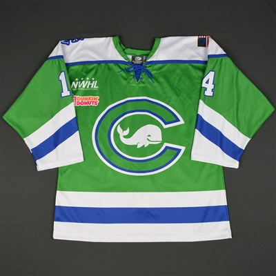 Elena Orlando - Connecticut Whale - 2016-17 NWHL Game-Worn Preseason Jersey