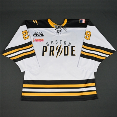Brittany Ott - Boston Pride - 2016-17 NWHL Game-Worn Preseason Jersey