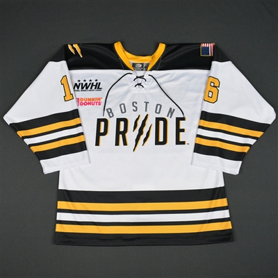 Amanda Pelkey - Boston Pride - 2016-17 NWHL Game-Worn Preseason Jersey