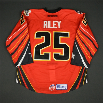 Conor Riley - 2017 CCM/ECHL All-Star Classic - Adirondack Thunder - Game-Worn Autographed Jersey - 1st Half Only