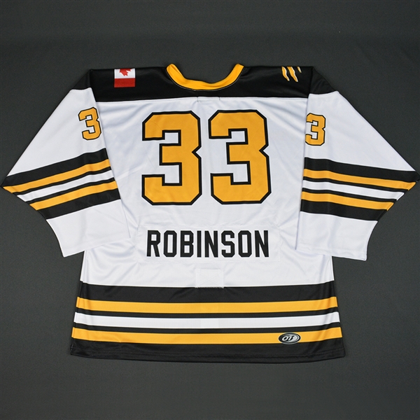 Natalie Robinson - Boston Pride - 2016-17 NWHL Game-Issued Preseason Jersey