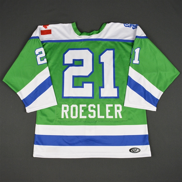 Cydney Roesler - Connecticut Whale - 2016-17 NWHL Game-Worn Preseason Jersey