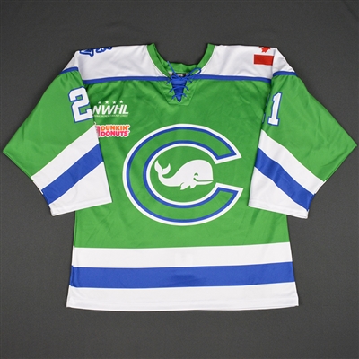 Cydney Roesler - Connecticut Whale - 2016-17 NWHL Game-Worn Preseason Jersey