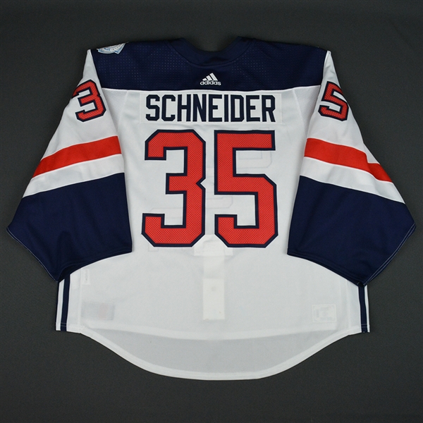 Cory Schneider - World Cup of Hockey - Team USA - Pre-Tournament Game-Worn Jersey