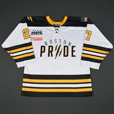 Kathryn Tomaselli - Boston Pride - 2016-17 NWHL Game-Worn Preseason Jersey