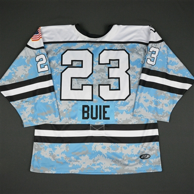 Corinne Buie - Buffalo Beauts - 2016-17 NWHL Game-Worn Military Appreciation Jersey