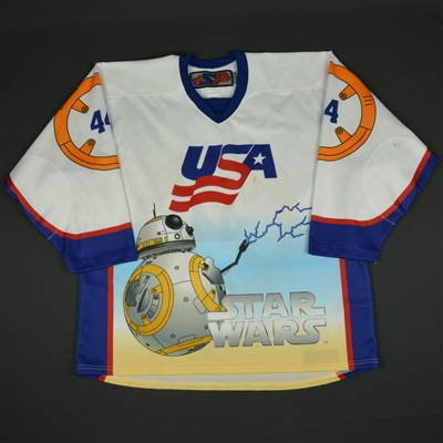 Joel Farabee - 2017 U.S. National Under-17 Development Team - Star Wars Night Game-Worn Jersey