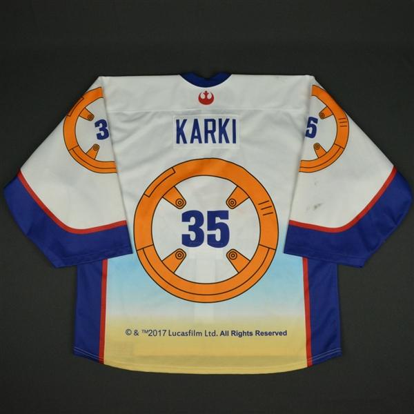 Keegan Karki - 2017 U.S. National Under-17 Development Team - Star Wars Night Game-Worn Jersey