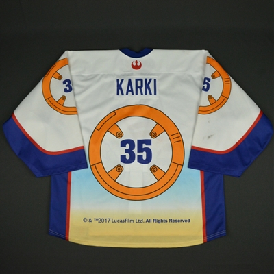 Keegan Karki - 2017 U.S. National Under-17 Development Team - Star Wars Night Game-Worn Jersey