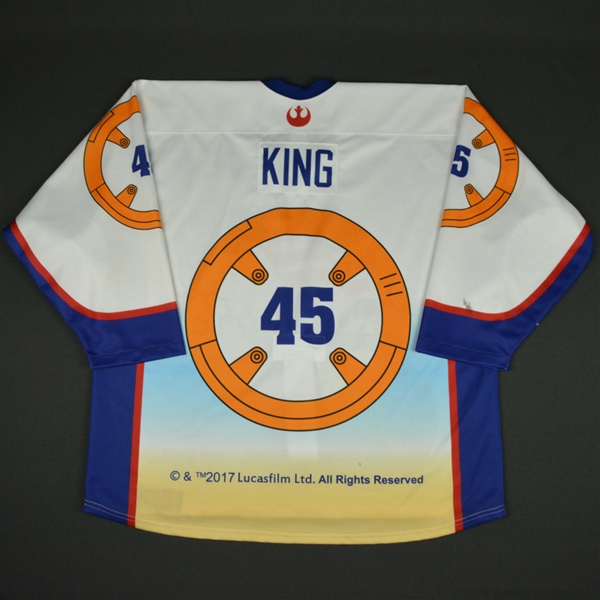 DJ King - 2017 U.S. National Under-17 Development Team - Star Wars Night Game-Worn Jersey