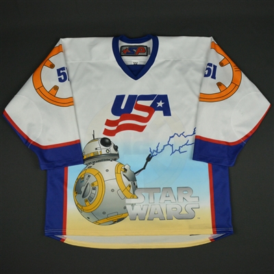 Will MacKinnon - 2017 U.S. National Under-17 Development Team - Star Wars Night Game-Worn Jersey