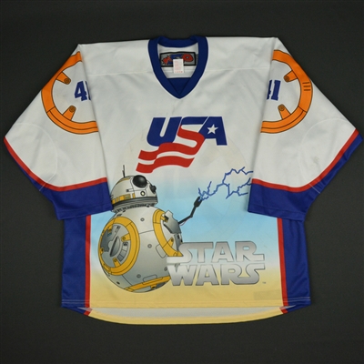 Jake Pivonka - 2017 U.S. National Under-17 Development Team - Star Wars Night Game-Worn Jersey