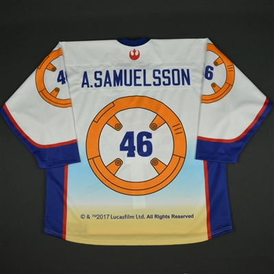 Adam Samuelsson - 2017 U.S. National Under-17 Development Team - Star Wars Night Game-Issued Jersey