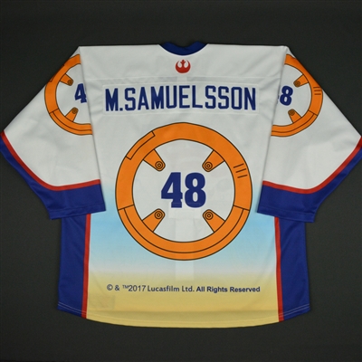 Mattias Samuelsson - 2017 U.S. National Under-17 Development Team - Star Wars Night Game-Worn Jersey