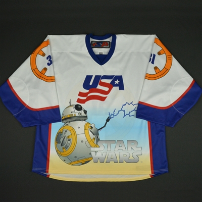 Ryan Ullan - 2017 U.S. National Under-17 Development Team - Star Wars Night Game-Worn Back-up Only Jersey