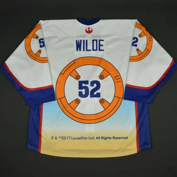 Bode Wilde - 2017 U.S. National Under-17 Development Team - Star Wars Night Game-Worn Jersey