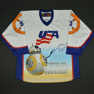#53 No Name on Back - 2017 U.S. National Under-17 Development Team - Star Wars Night Game-Ready Jersey