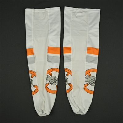 Joel Farabee - 2017 U.S. National Under-17 Development Team - Star Wars Night Game-Worn Socks