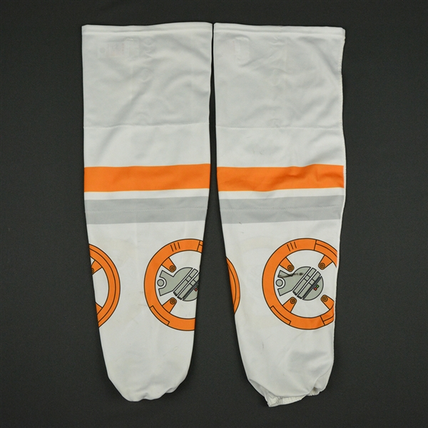 Will MacKinnon - 2017 U.S. National Under-17 Development Team - Star Wars Night Game-Worn Socks