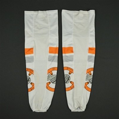 Mattias Samuelsson - 2017 U.S. National Under-17 Development Team - Star Wars Night Game-Worn Socks