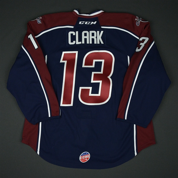 Emerson Clark - Tulsa Oilers - 2017 Fantasy Team Skater - Game-Issued Jersey