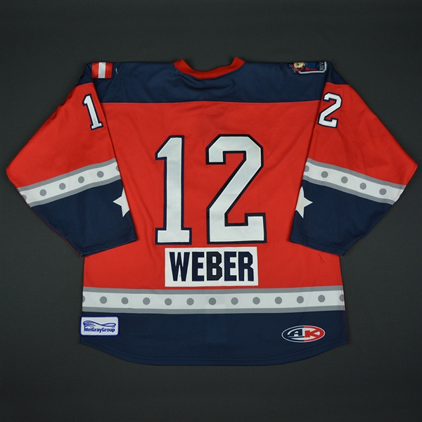 Janine Weber - New York Riveters - NWHL 2016-17 Primary Regular Season/Isobel Cup Playoffs Game-Worn Jersey