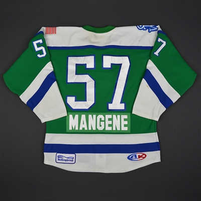 Meagan Mangene - Connecticut Whale - NWHL 2016-17 Primary Regular Season/Isobel Cup Playoffs Game-Worn Jersey