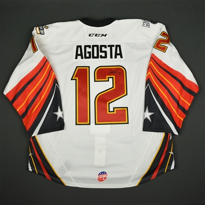 Justin Agosta - 2017 CCM/ECHL All-Star Classic - ECHL All-Stars - Game-Worn Autographed Jersey - 2nd Half Only