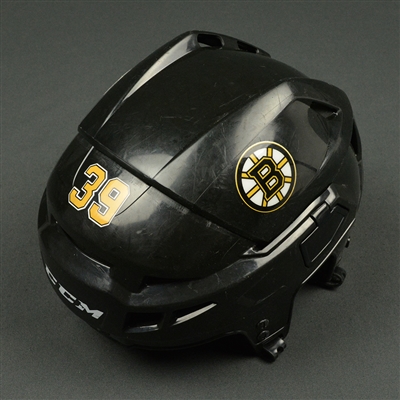 Matt Beleskey - Boston Bruins - 2015-16 Season-Long Game-Worn Helmet, Worn in 2016 NHL Winter Classic  