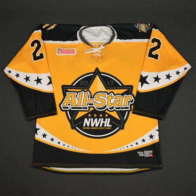 Kacey Bellamy - 2017 NWHL All-Star Game - Game-Worn Team Kessel Jersey