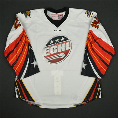 Erik Bradford - 2017 CCM/ECHL All-Star Classic - ECHL All-Stars - Game-Worn Autographed Jersey - 2nd Half Only