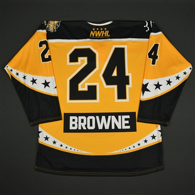 Harrison Browne - 2017 NWHL All-Star Game - Game-Worn Team Kessel Jersey