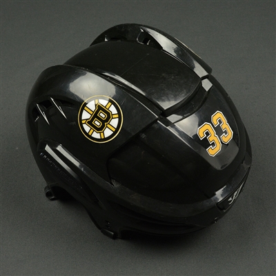 Zdeno Chara - Boston Bruins - 2015-16 Season-Long Game-Worn Helmet, Worn in 2016 NHL Winter Classic