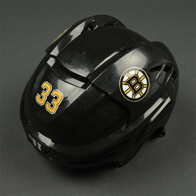 Zdeno Chara - Boston Bruins - 2015-16 Season-Long Game-Worn Helmet, Worn in 2016 NHL Winter Classic
