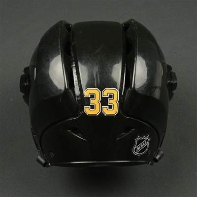 Zdeno Chara - Boston Bruins - 2015-16 Season-Long Game-Worn Helmet, Worn in 2016 NHL Winter Classic