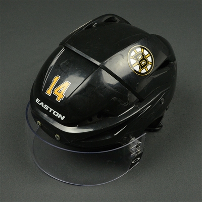 Brett Connolly - Boston Bruins - 2015-16 Season-Long Game-Worn Helmet, Worn in 2016 NHL Winter Classic  